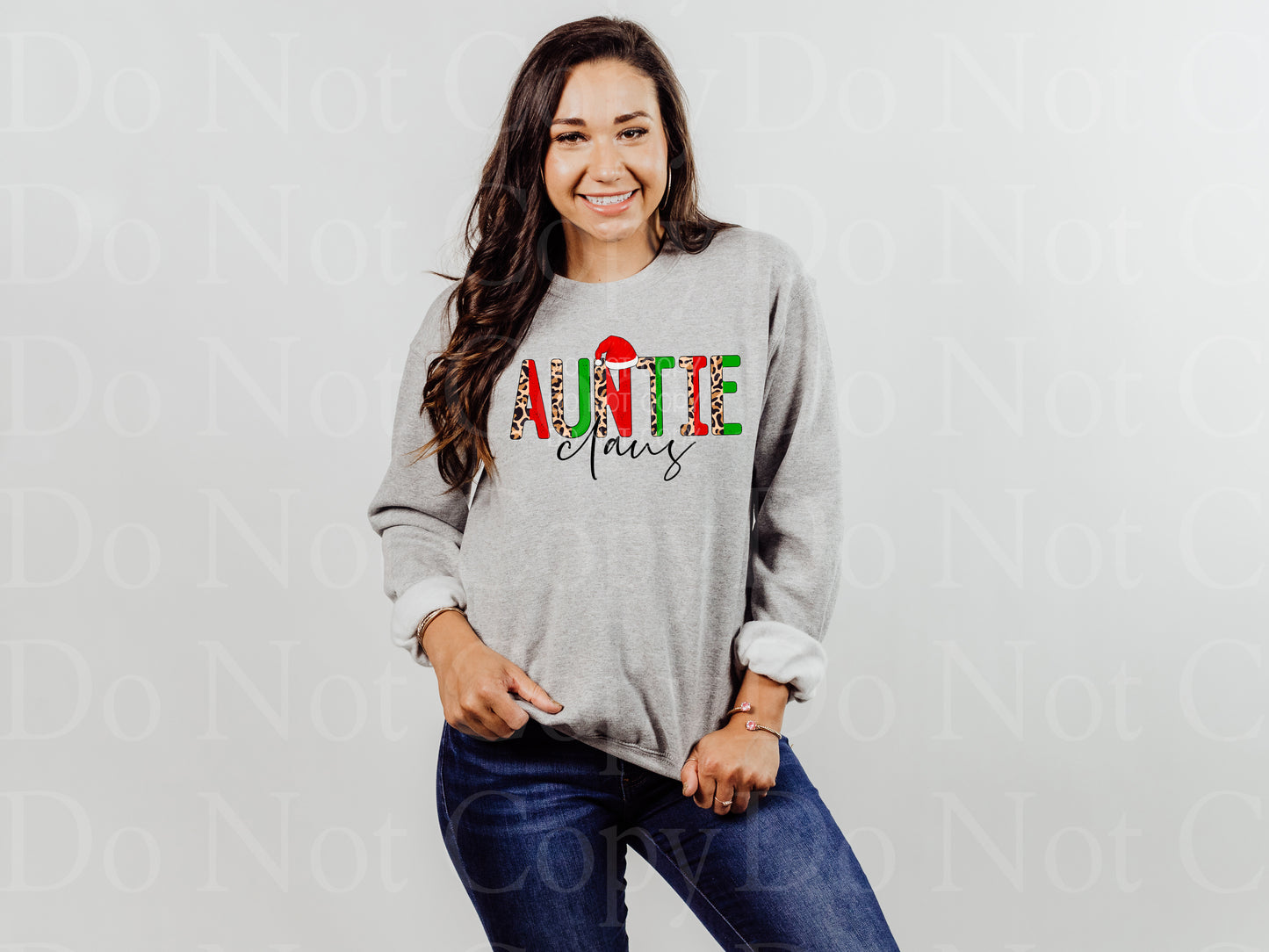 Auntie Claus leopard *DREAM TRANSFER* DTF