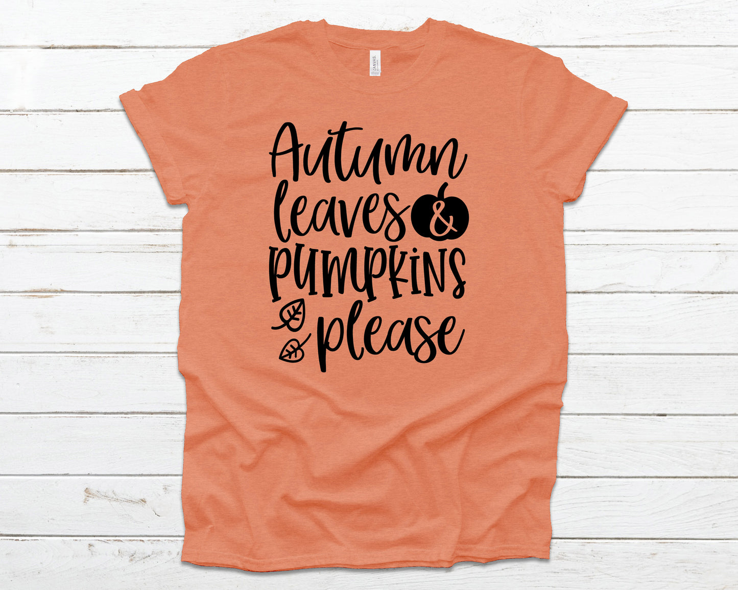 Autumn leaves and pumpkins please