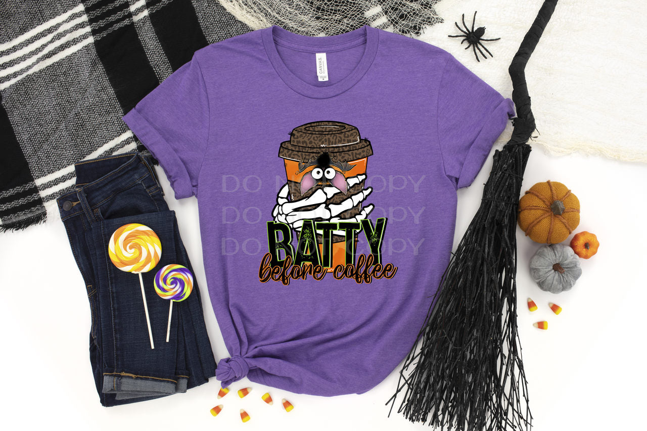 Batty for coffee *DREAM TRANSFER* DTF