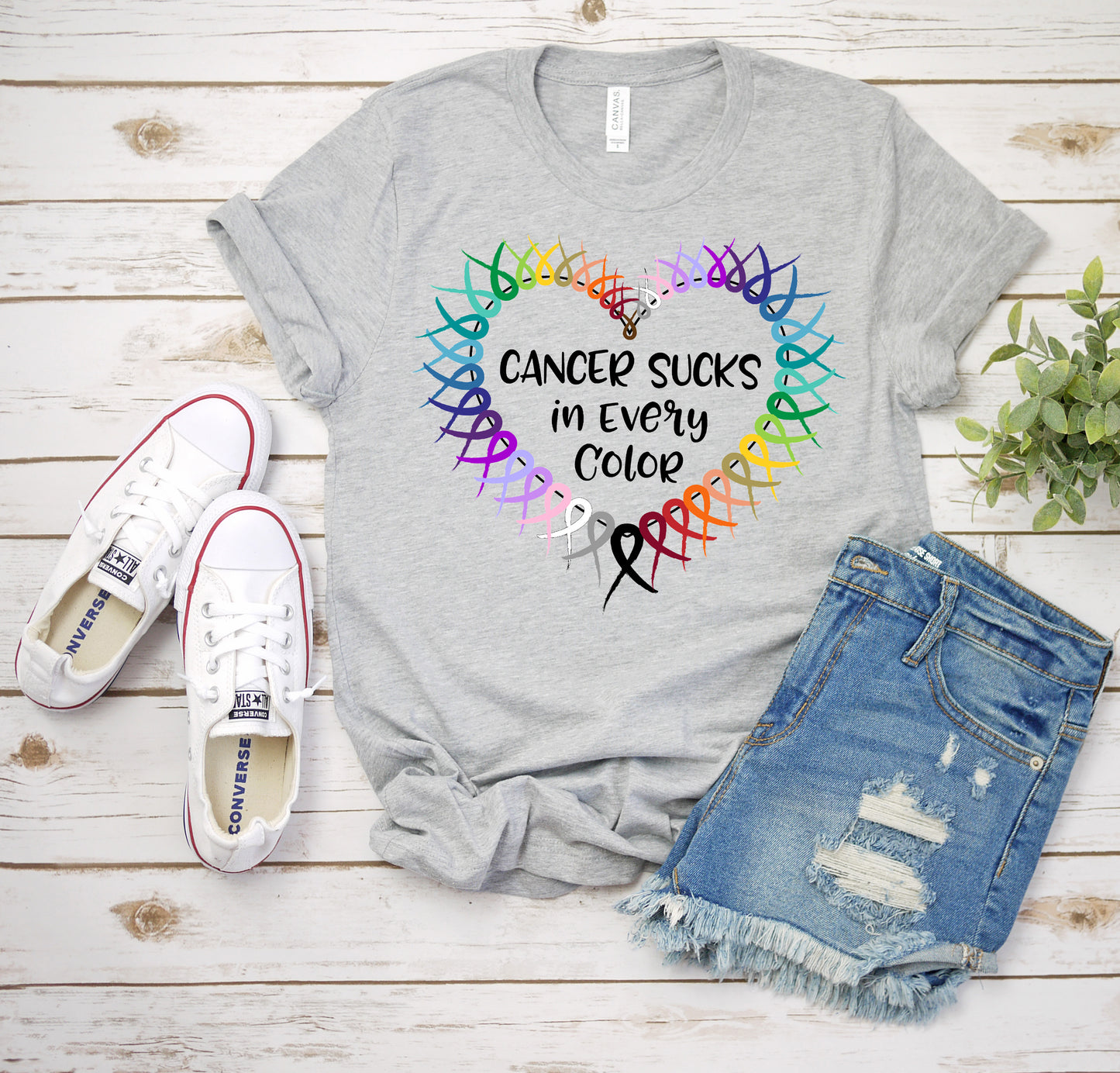 Cancer sucks in every color *DREAM TRANSFER* DTF COLD PEEL