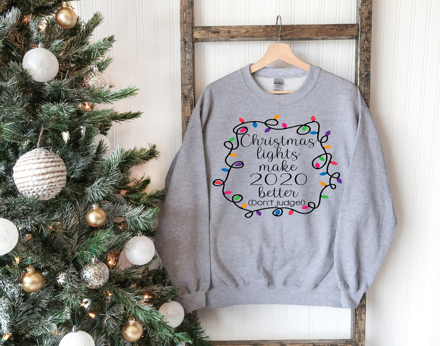 Christmas lights make 2020 better don't judge