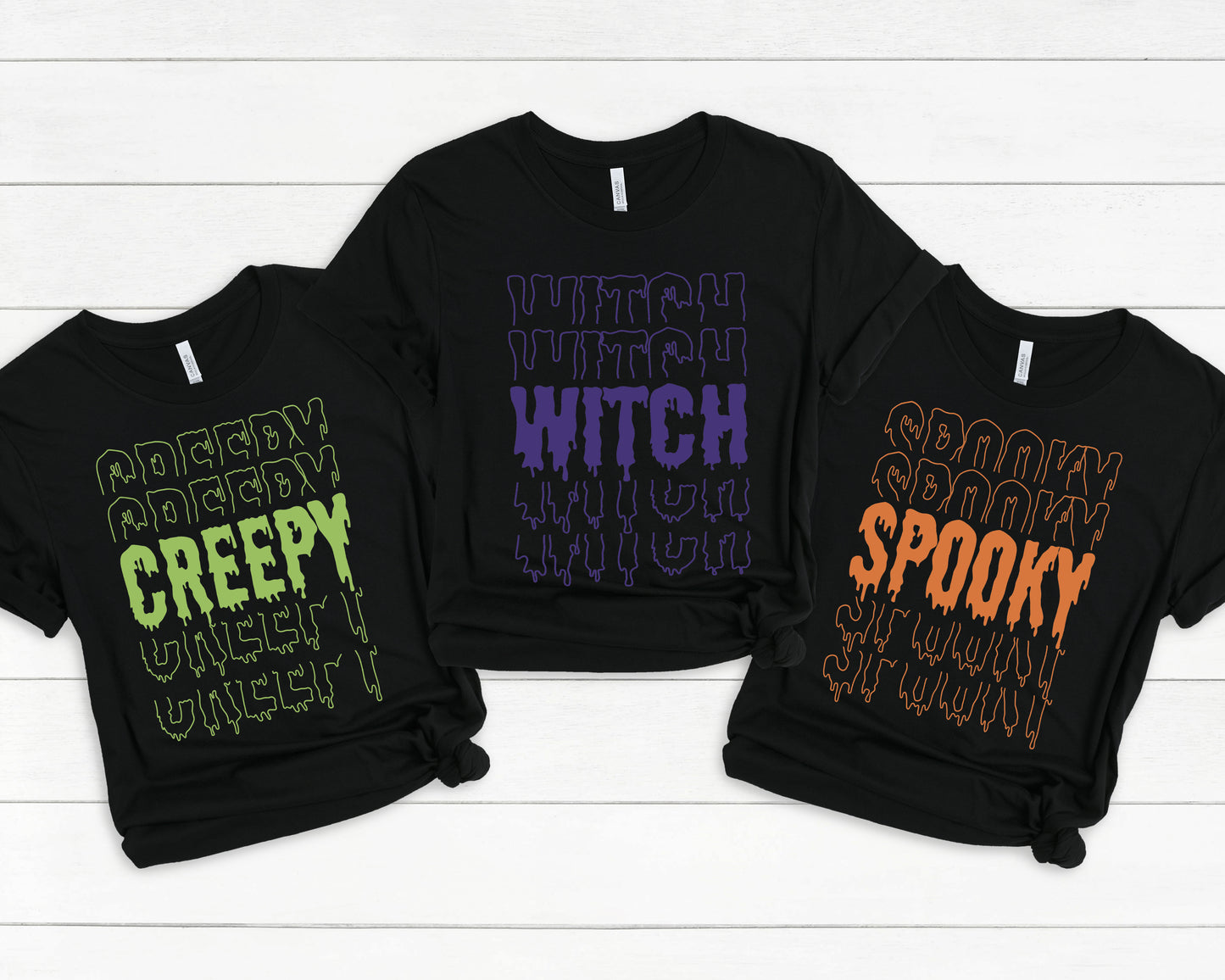 Spooky, Creepy, OR Witch *Choose from drop down menu