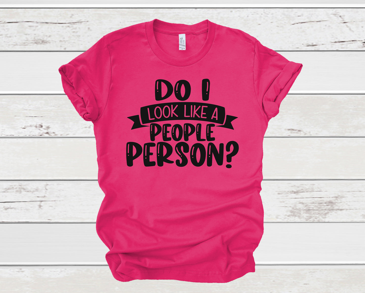 Do I look like a people person