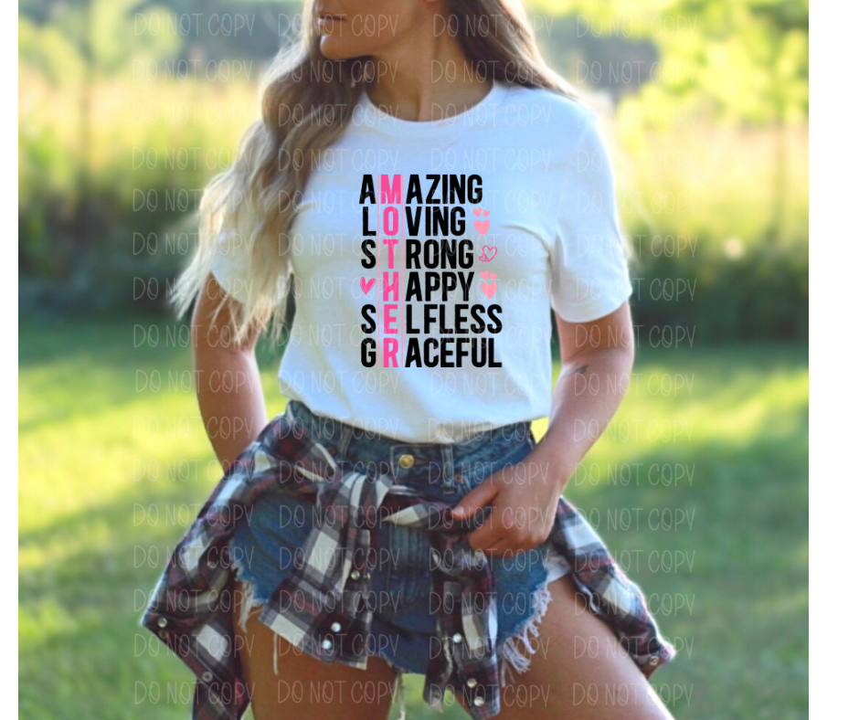 Mother amazing loving strong *DREAM TRANSFER* DTF