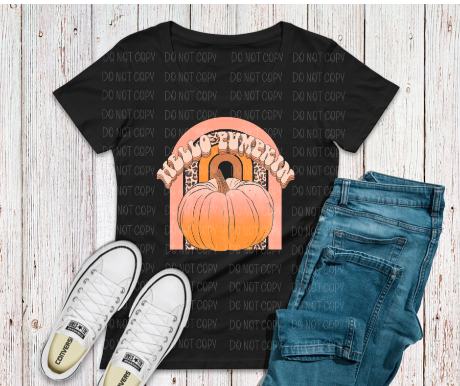 Hello pumpkin rainbow *DREAM TRANSFER* DTF