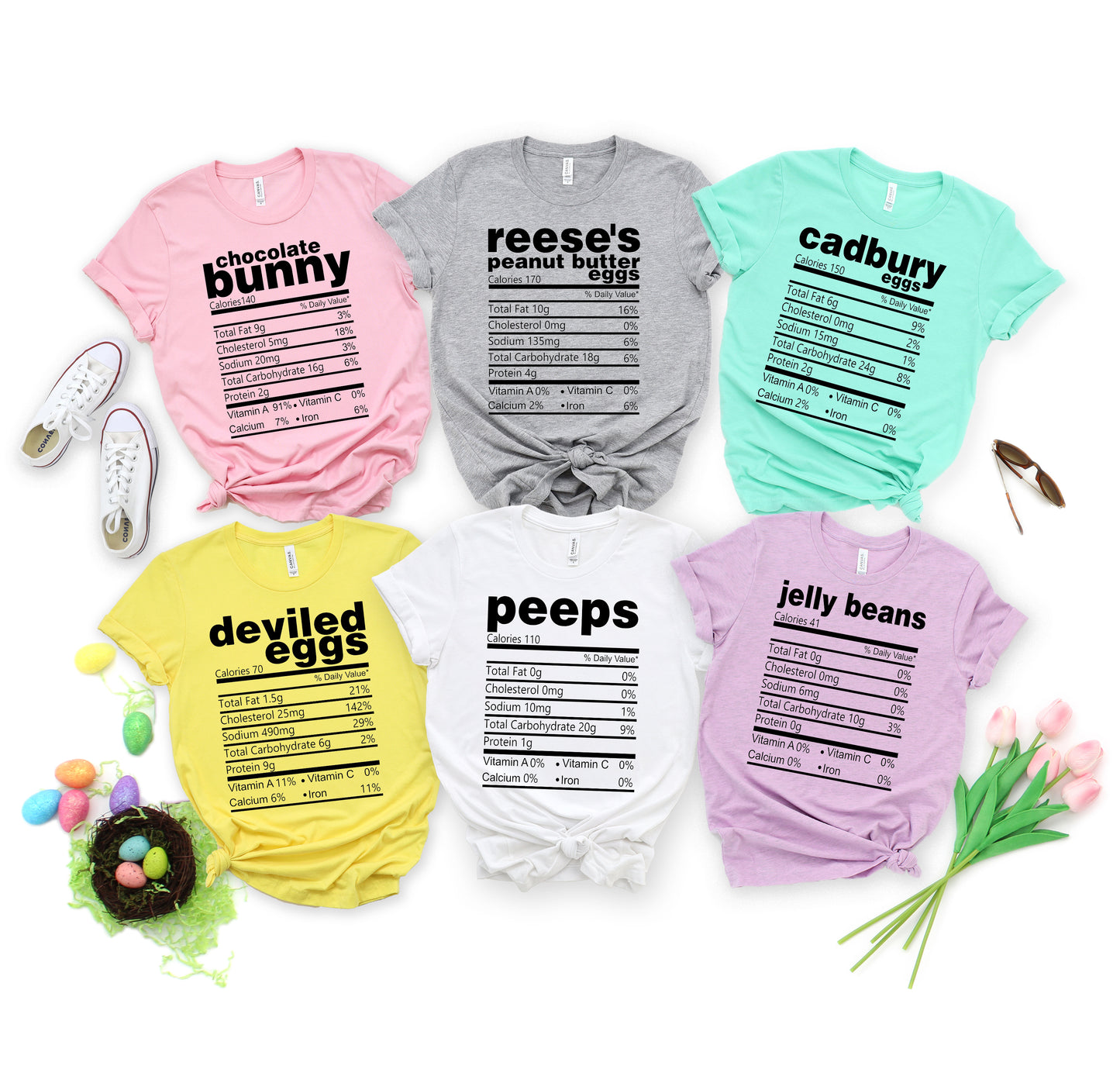 Easter Nutriton facts *Choose from drop down menu*