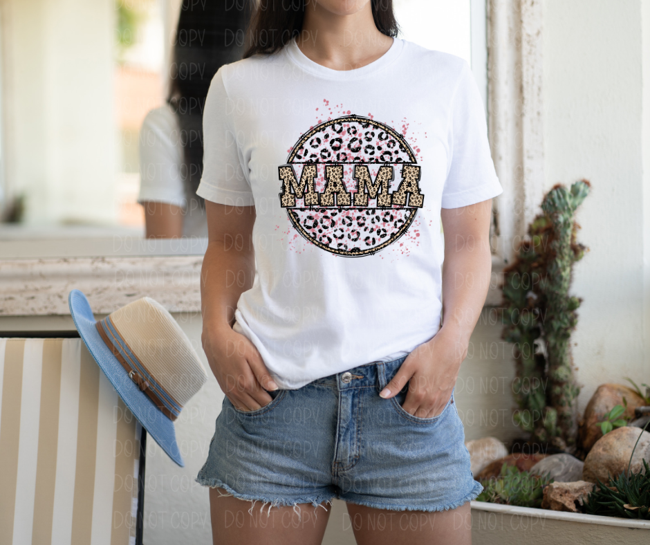 Mama circle leopard *DREAM TRANSFER* DTF