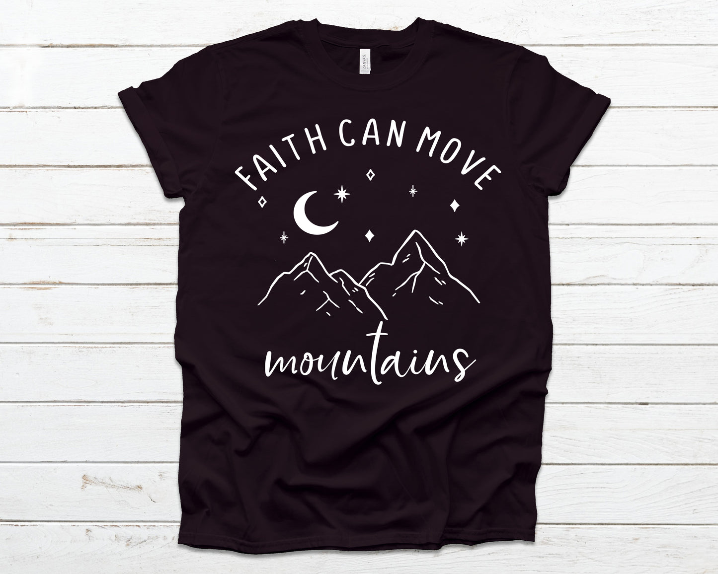 Faith can move mountains