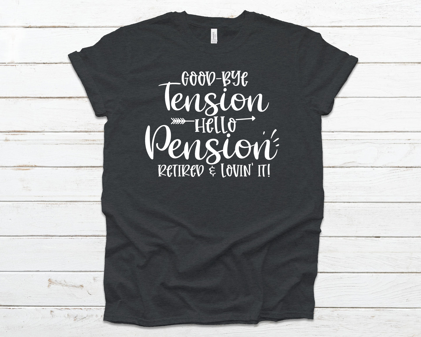 Goodbye tension hello pension retired and lovin' it