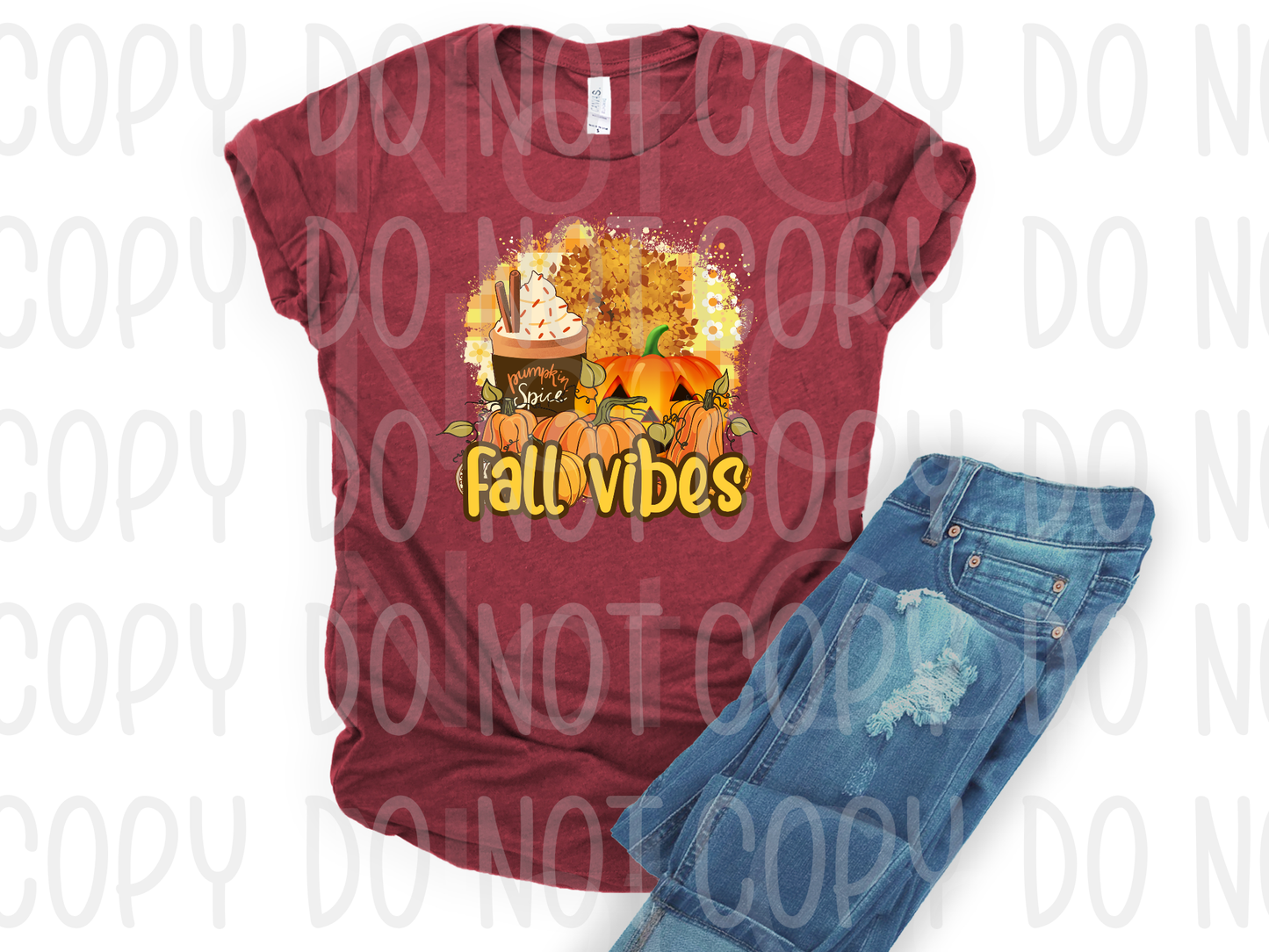 Fall vibes pumpkin spice pumpkin *DREAM TRANSFER* DTF