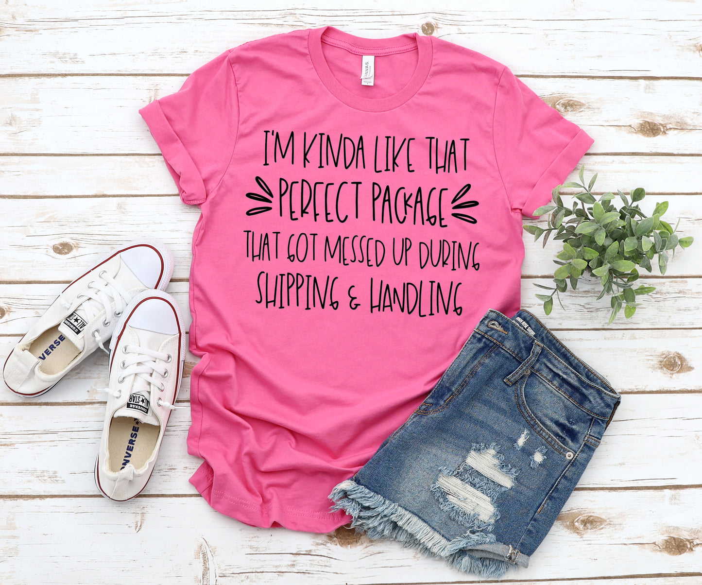 I'm kinda like that perfect package that got messed up during shipping and handling