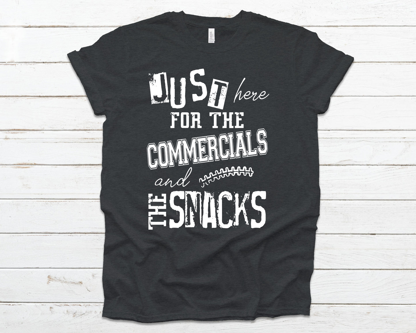 Just here for the commercials and the snacks football