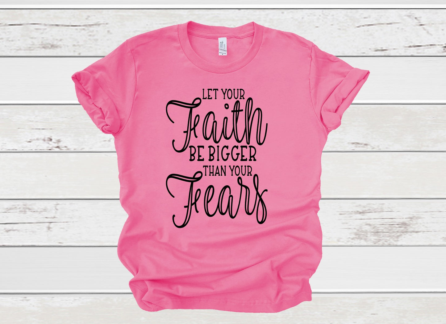 Let your faith be bigger than your fears