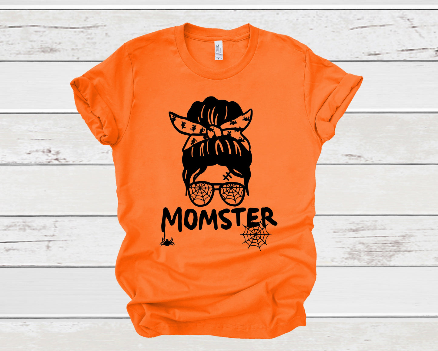 Momster with spider webs