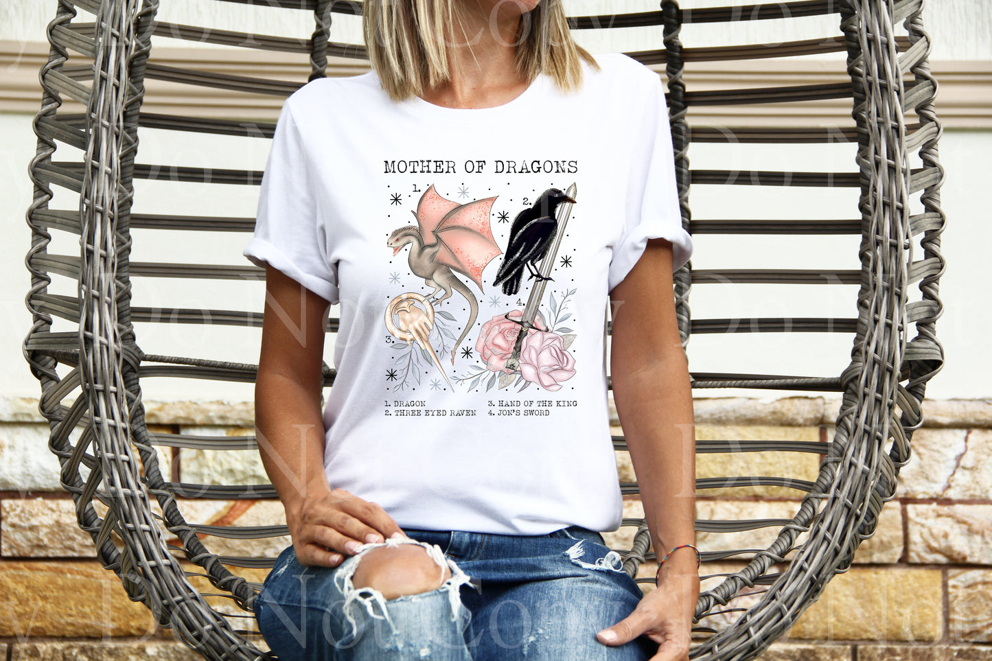 Mother of dragons hand of the king *DREAM TRANSFER* DTF