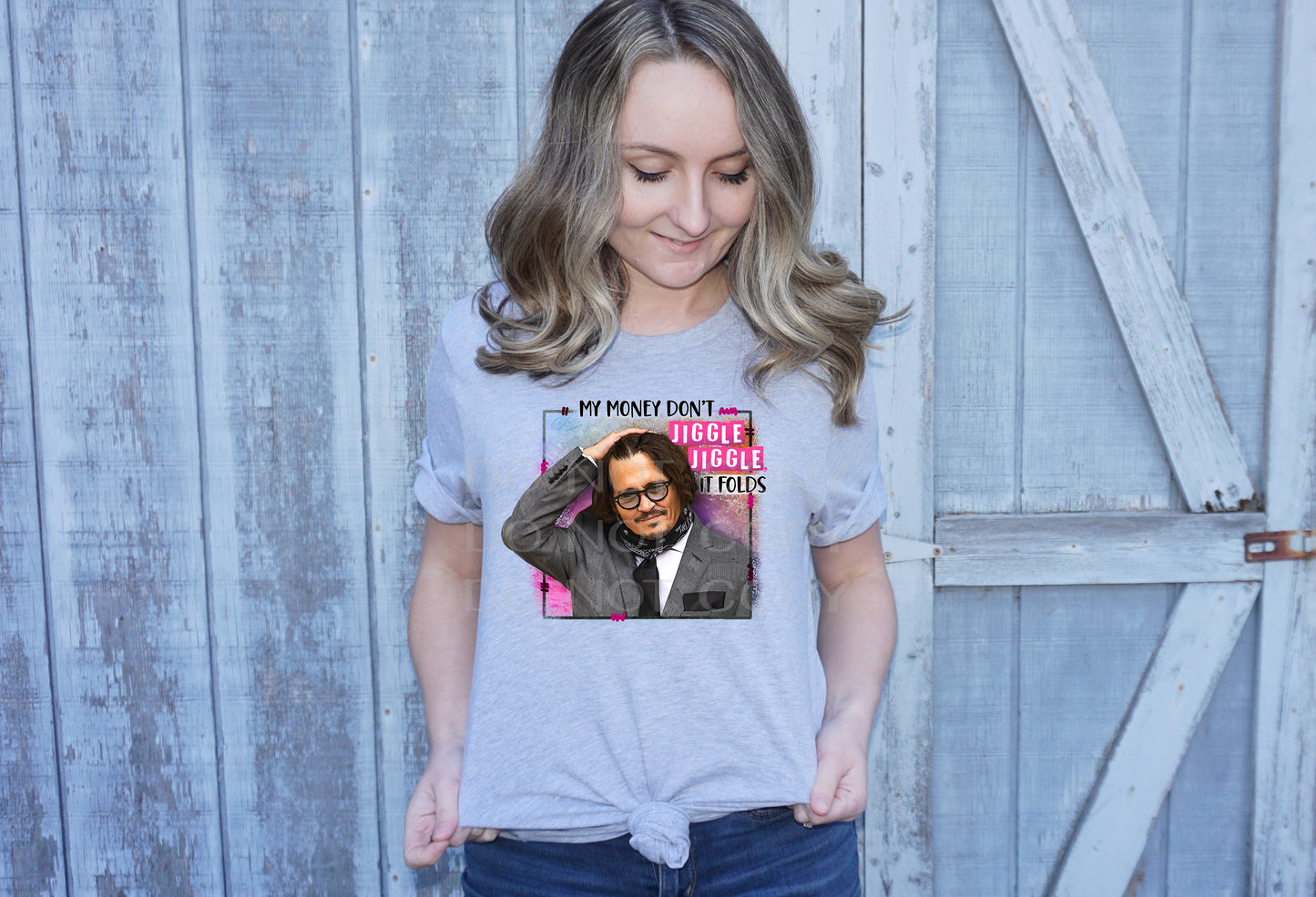 Money Jiggle Jiggle Pink *DREAM TRANSFER* DTF