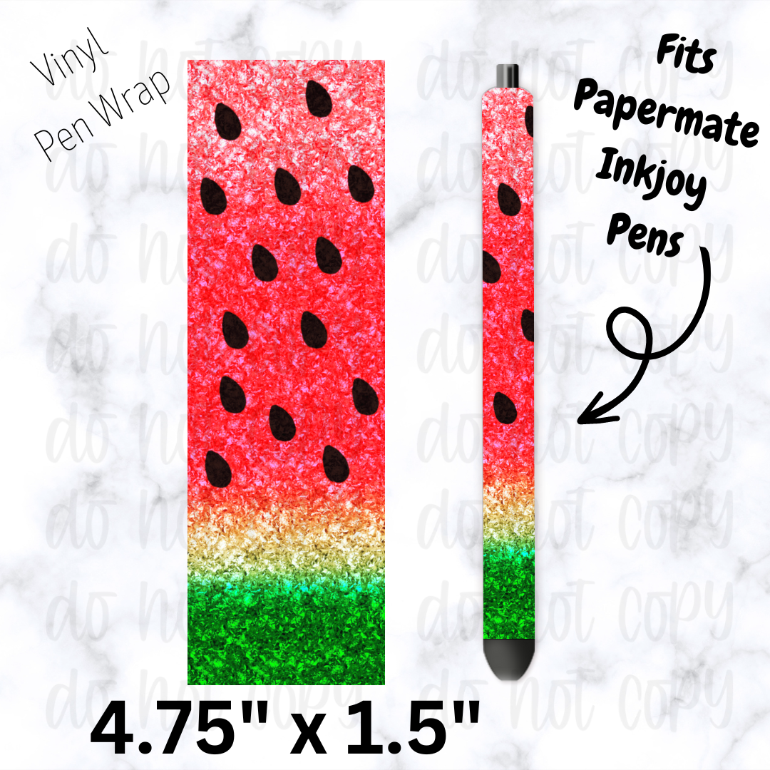 Watermelon pen wrap