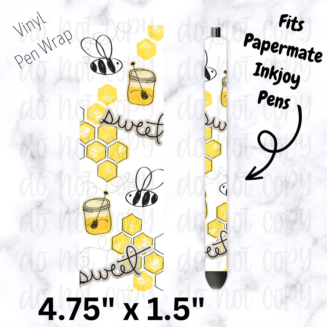 Sweet honey bee pen wrap