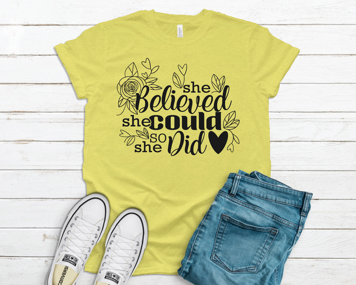 She believed she could so she did