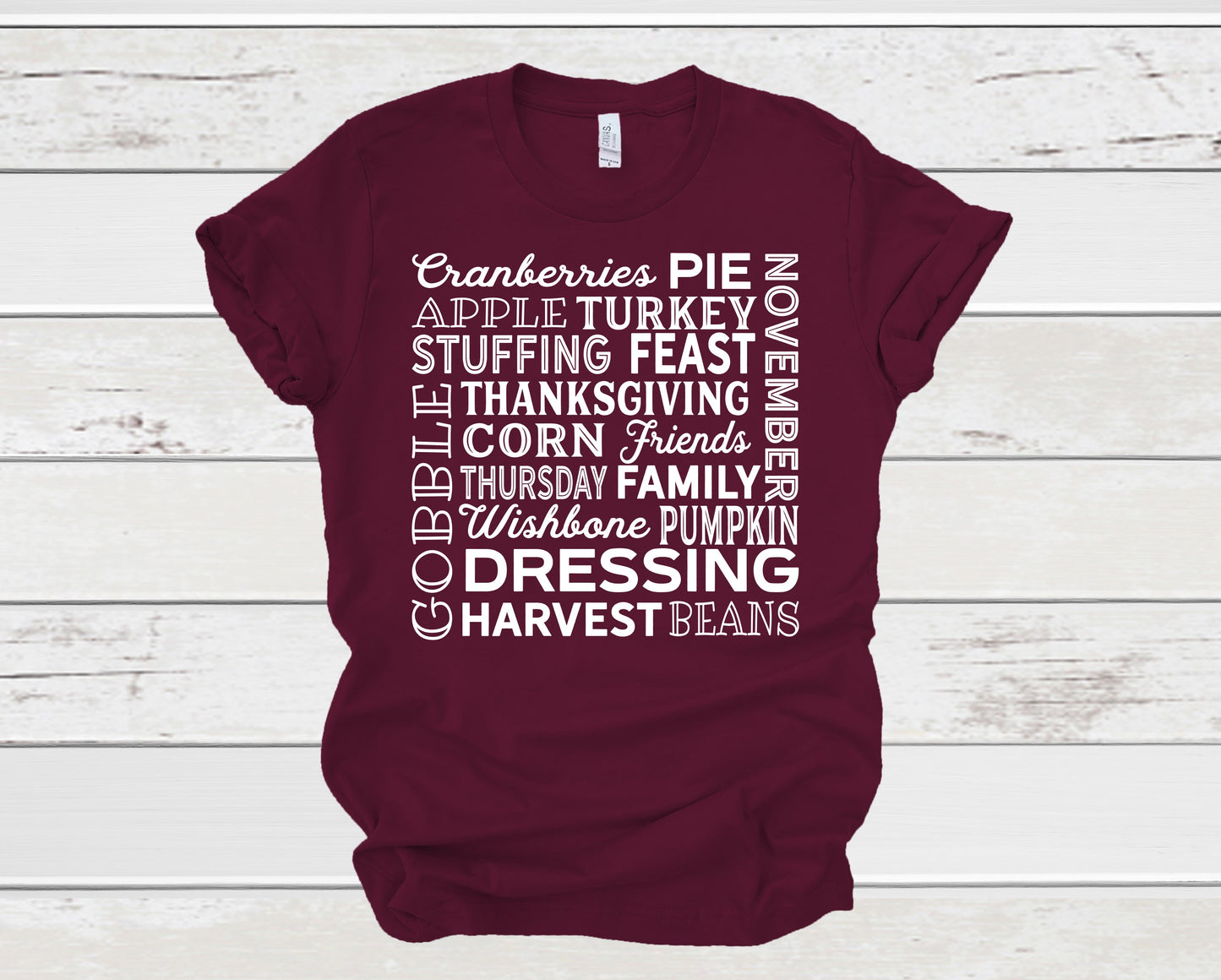 Thanksgiving food (White)