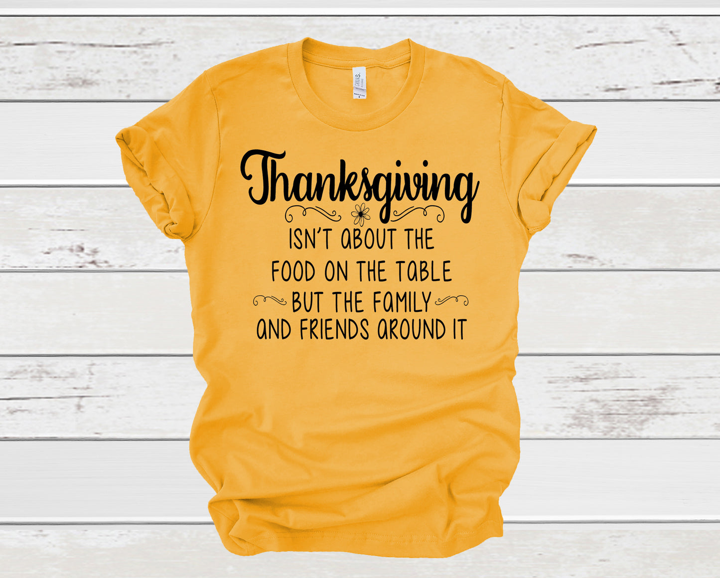 Thanksgiving isn't about the food on the table