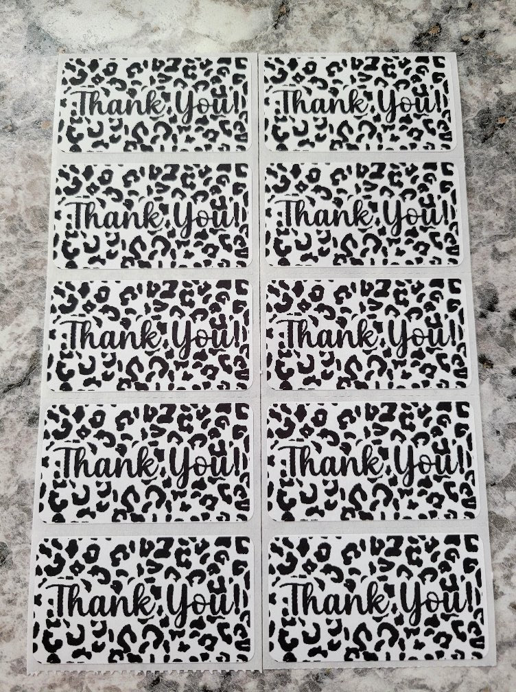 Thank you leopard 50 OR 100 count