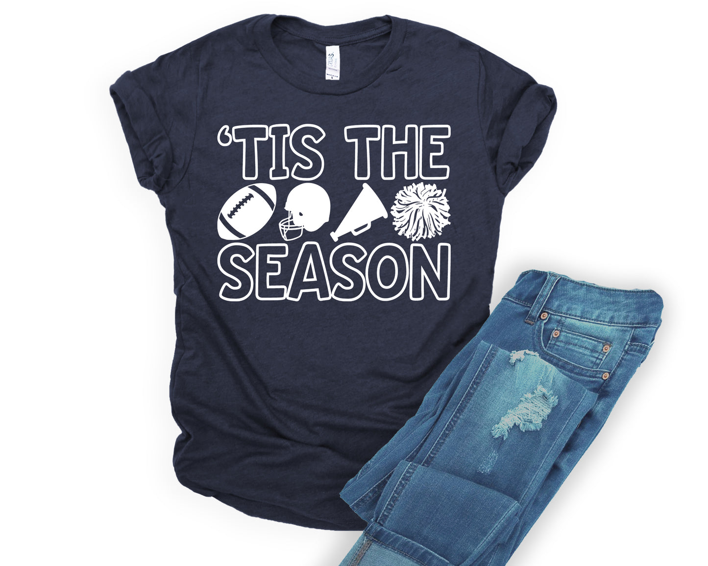 Tis the season football cheerleading cheer