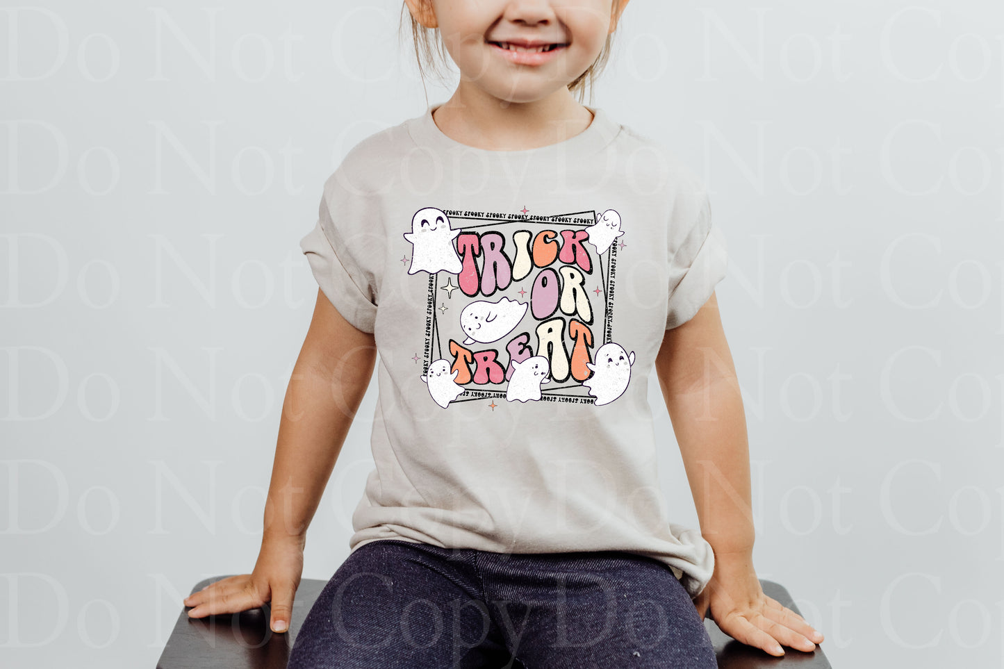 Trick or treat Halloween Ghost *DREAM TRANSFER* DTF