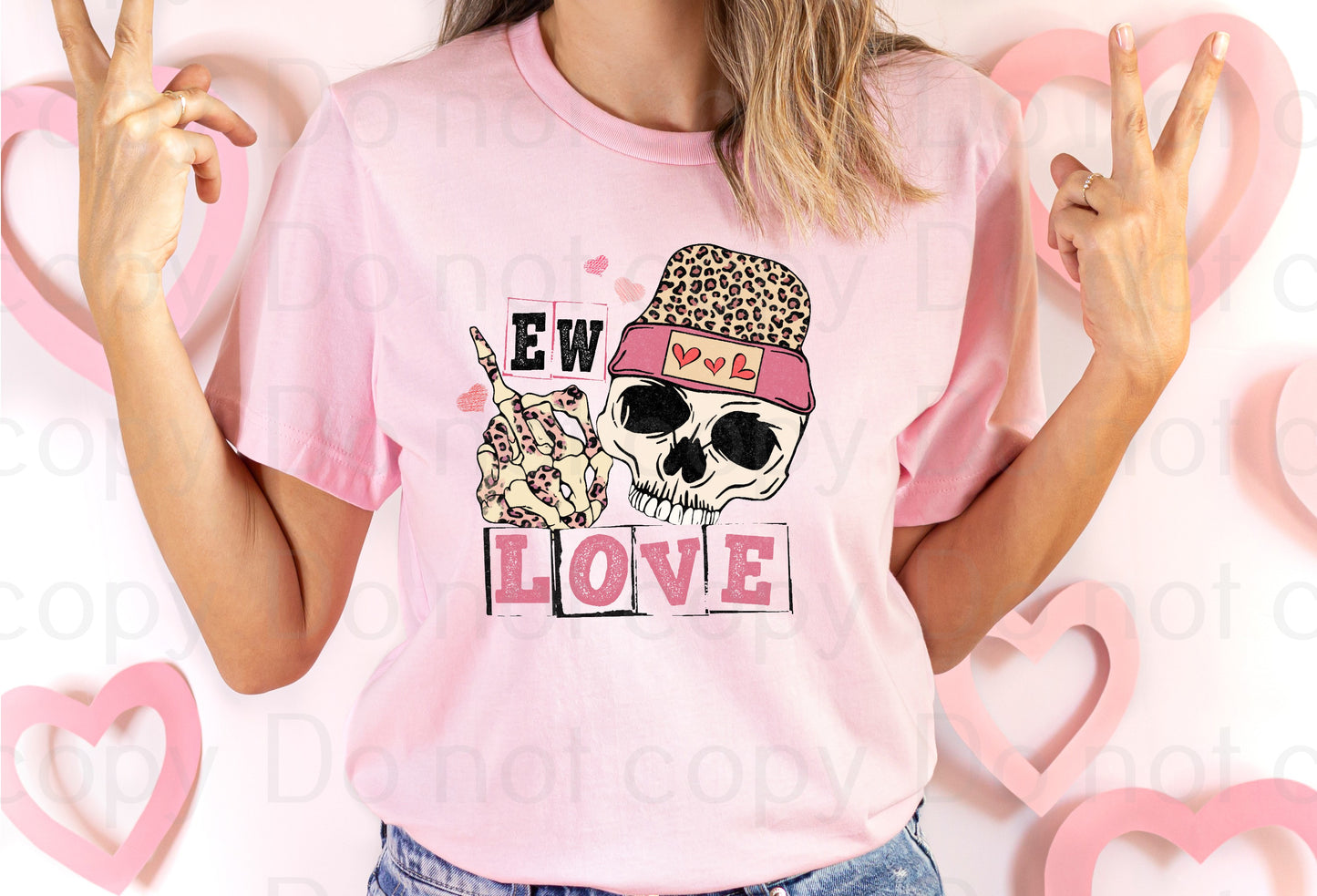 Ew love leopard skeleton *DREAM TRANSFER* DTF