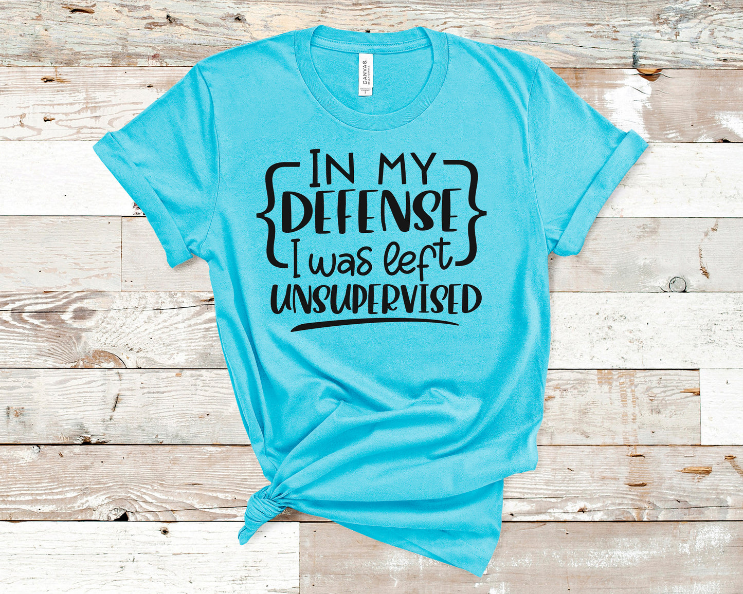 In my defense I was left unsupervised