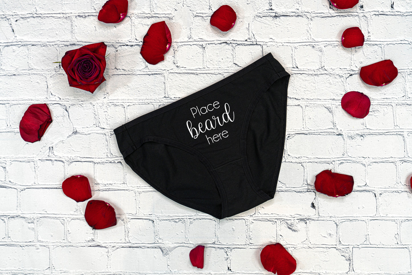 Place beard here underwear panties Valentine