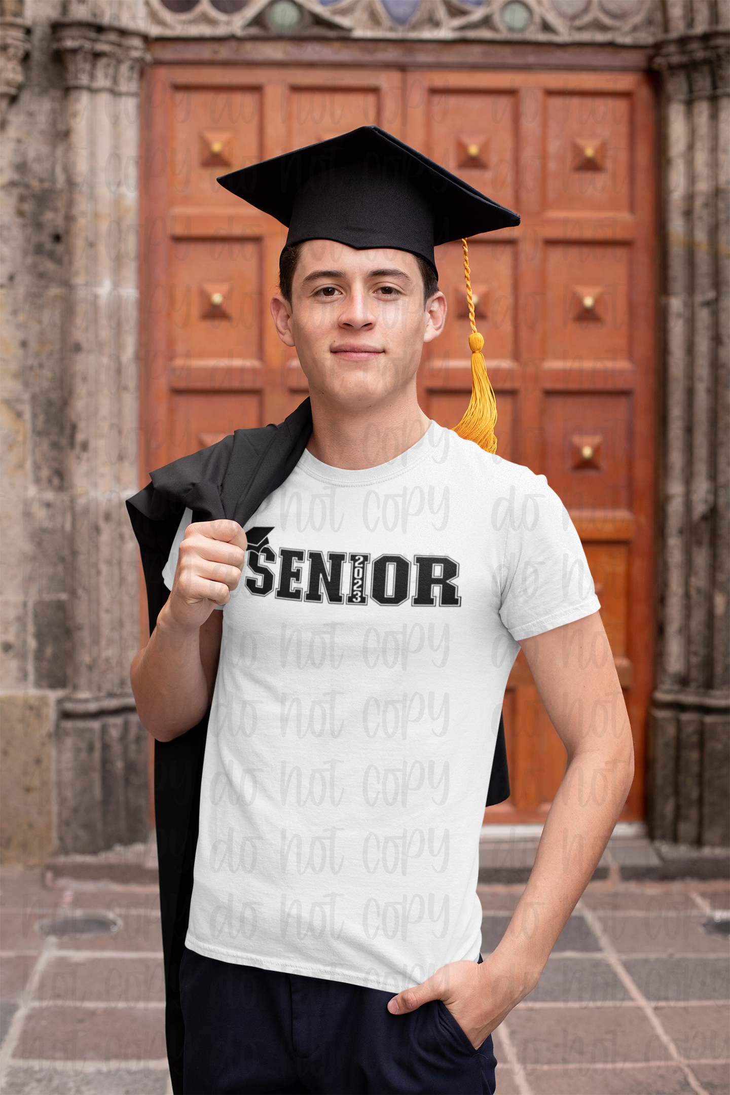 Senior 2023 black font *DREAM TRANSFER* DTF