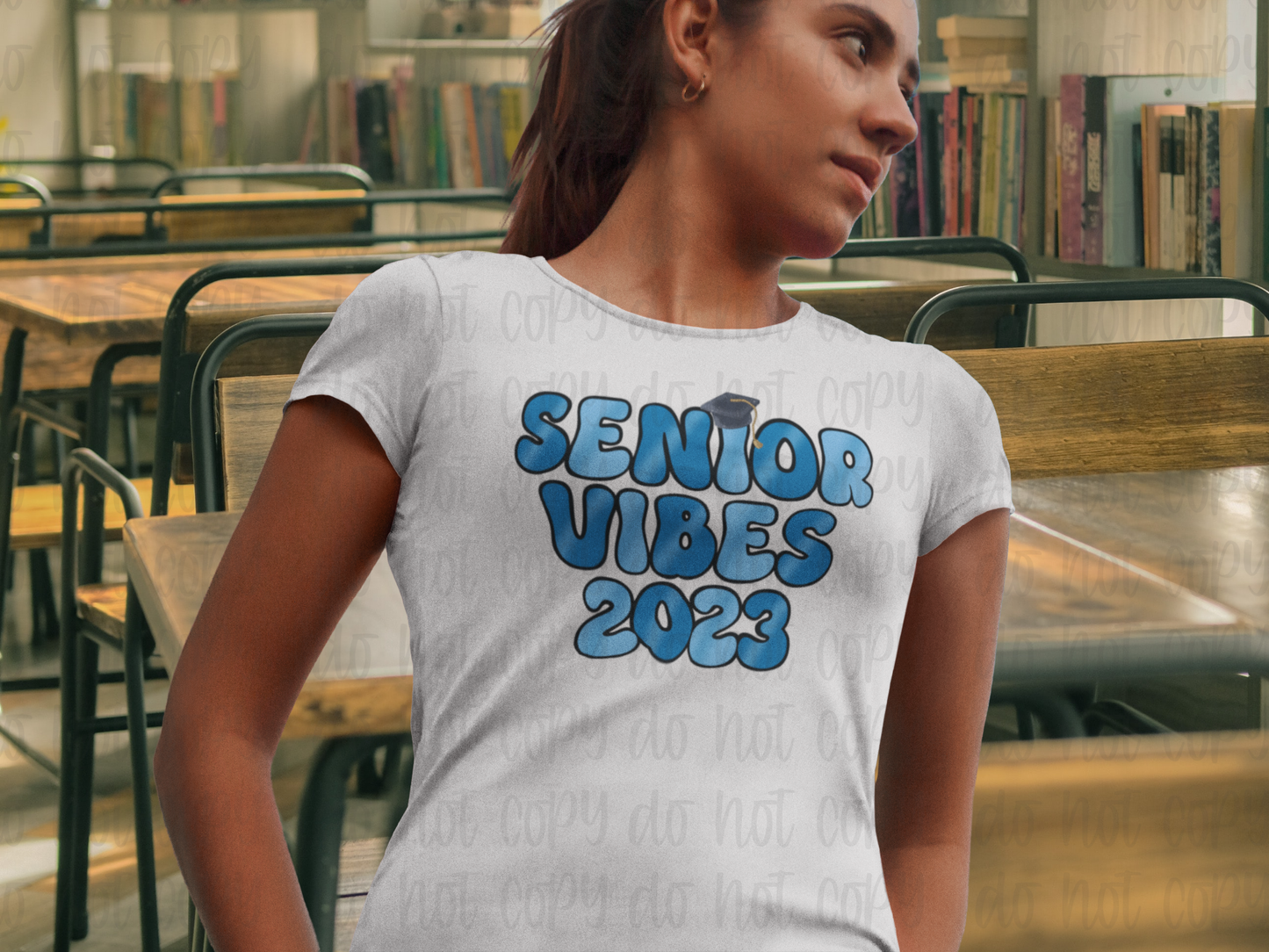 Senior vibes blue *DREAM TRANSFER* DTF