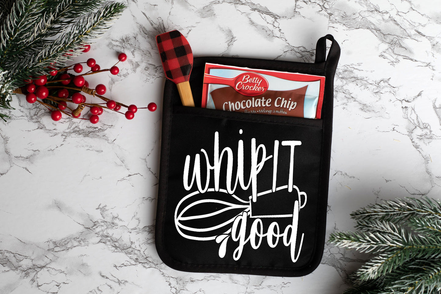 Whip it good - pot holder or towel size