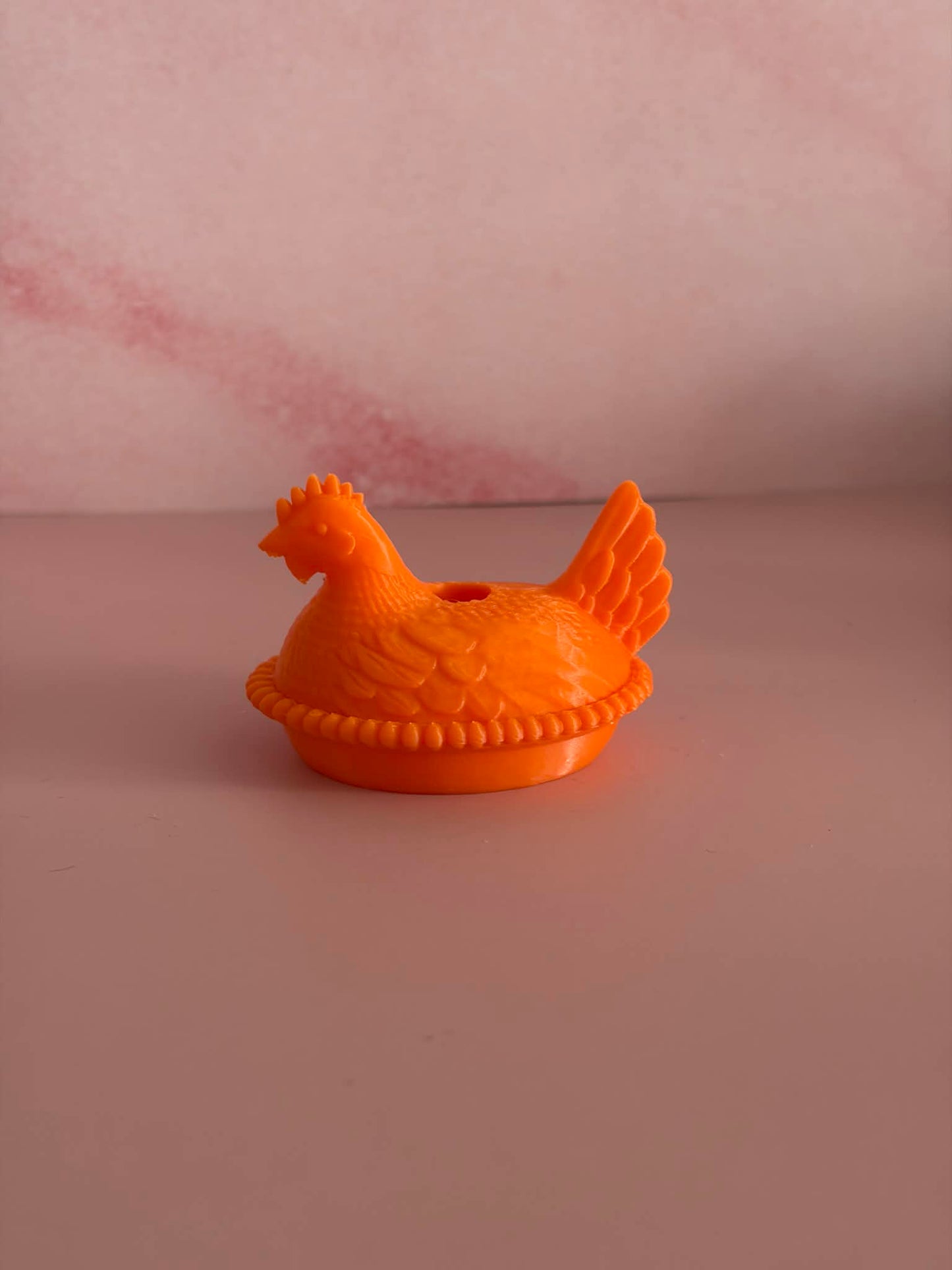 Hen on a nest straw topper