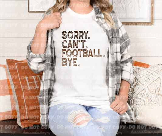 Sorry can't Football Bye*DREAM TRANSFER* DTF
