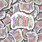 DS - 2605 Nana Easter Die Cut sticker