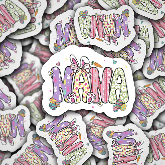 DS - 2605 Nana Easter Die Cut sticker
