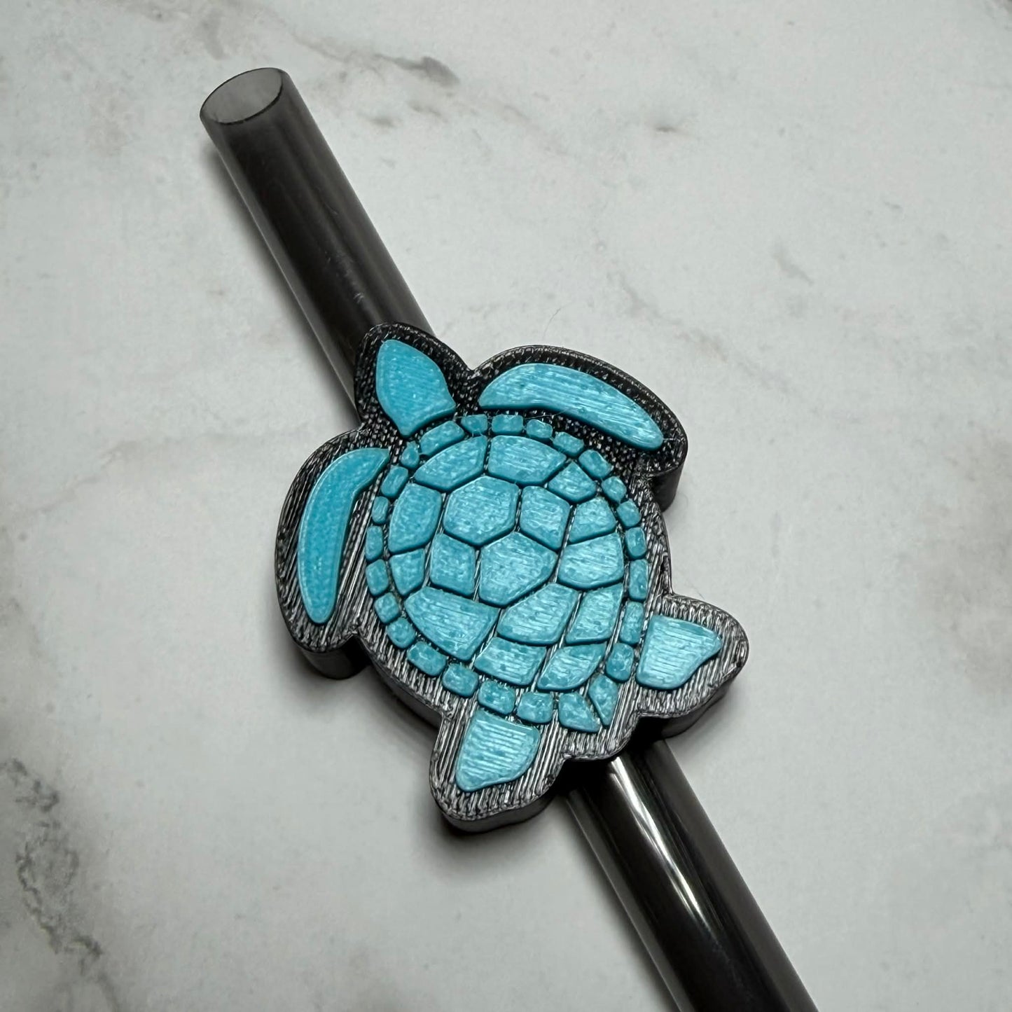 Sea Turtle Straw Topper - 10mm
