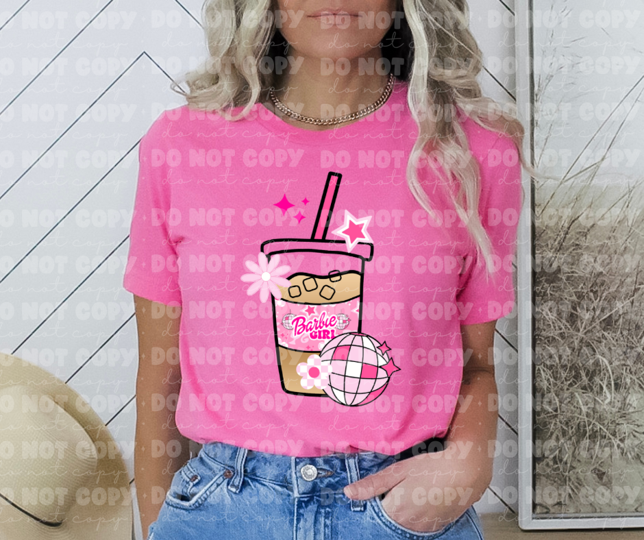 Coffee disco girl *DREAM TRANSFER* DTF