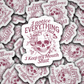 DS - 2539 I notice everything but I keep my mouth shut Die Cut Sticker