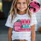 3301 - 100 Days smarter backpack Faux glitter embroidery *DREAM TRANSFER* DTF