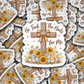 DS - 2678 He took the nails for me Die Cut sticker