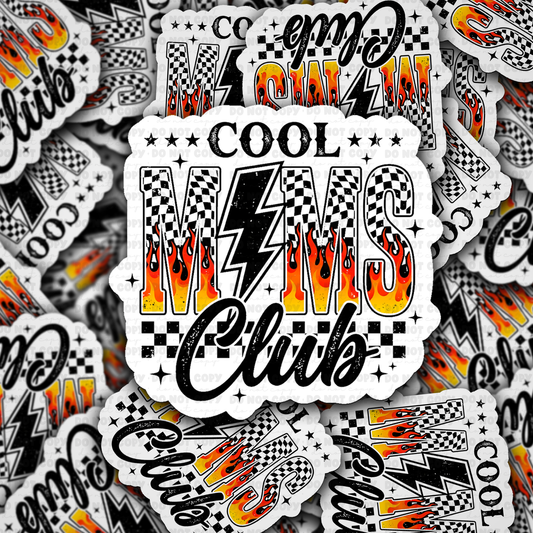 DS 2829 - Cool moms club Die Cut sticker