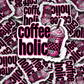 DS - 2634 Coffee Holic Die Cut sticker