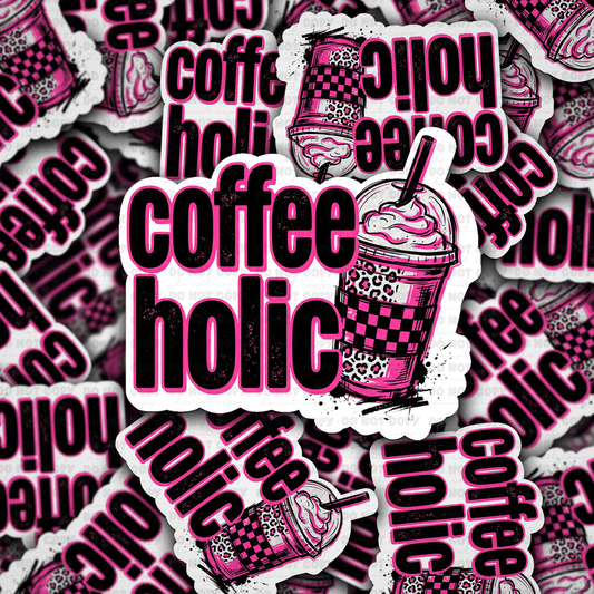 DS - 2634 Coffee Holic Die Cut sticker