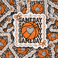DS - 2683 Gameday Basketball Die Cut sticker