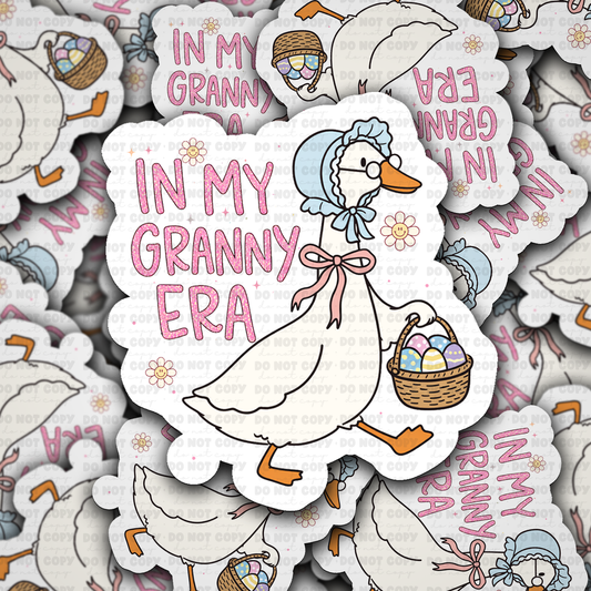 DS - 2514 In my Granny Era Die Cut Sticker