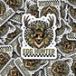 DS - 2661 Egg hunter deer Die Cut sticker