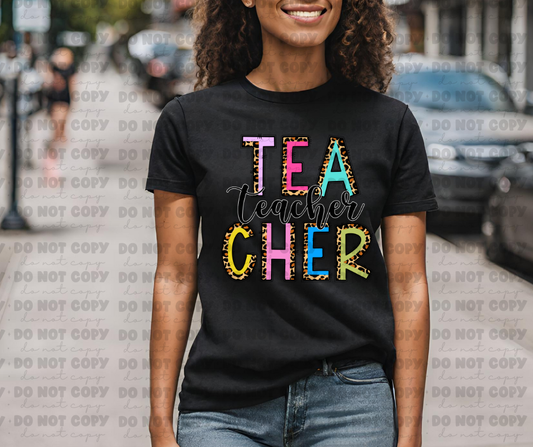 3644 TEACHER LEOPARD DREAM TRANSFER* DTF